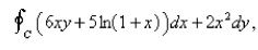 <strong>Select the correct Answer for each question. Use Green's Theorem to evaluate the line integral along the positively oriented closed curve C. where C is the cardioid </strong> A) B) C) D)