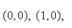 <strong>Select the correct Answer for each question. Use Green's Theorem to find the work done by the force in moving a particle in the positive direction once around the triangle with vertices </strong> A) B) C) D)