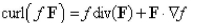 <strong>Select the correct Answer for each question. Find the correct identity, if f is a scalar field, F and G are vector fields.</strong> A) B) C) D)None of these