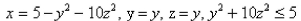 <strong>Select the correct Answer for each question. Find a parametric representation for the part of the elliptic paraboloid that lies in front of the plane x = 0.</strong> A) B) C) D) E)