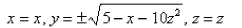 <strong>Select the correct Answer for each question. Find a parametric representation for the part of the elliptic paraboloid that lies in front of the plane x = 0.</strong> A) B) C) D) E)