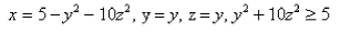 <strong>Select the correct Answer for each question. Find a parametric representation for the part of the elliptic paraboloid that lies in front of the plane x = 0.</strong> A) B) C) D) E)