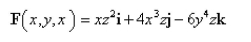 Find the divergence of the vector field F. Select the correct Answer