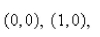Use Green's Theorem to find the work done by the force in moving a particle in the positive direction once around the triangle with vertices and Select the correct Answer