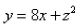 Find the area of the part of the surface   that lies between the planes x = 0, x = 4,     Select the correct Answer