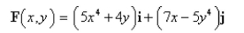 Determine whether F is conservative.If so, find a function such that Select the correct Answer
