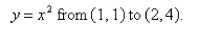 Find the work done by the force field on a particle that moves along the parabola