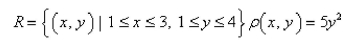 Find the mass of the lamina that occupies the region and has the given density function.Round yourAnswer to two decimal places.