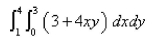 Calculate the iterated integral.
