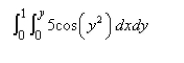 Calculate the iterated integral.