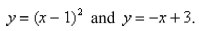 Evaluate the double integral is the region bounded by the graphs of
