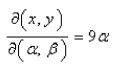 <strong>Select the correct Answer for each question. Find the Jacobian of the transformation. </strong> A) B) C) D) E)