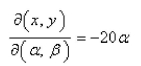 <strong>Select the correct Answer for each question. Find the Jacobian of the transformation. </strong> A) B) C) D) E)