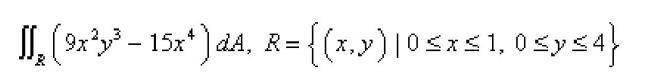 <strong>Select the correct Answer for each question. Calculate the double integral. </strong> A) B) C) D) E)