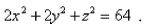 <strong>Select the correct Answer for each question. Use polar coordinates to find the volume of the solid inside the cylinder and the ellipsoid </strong> A) B) C) D) E)