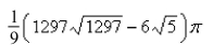 <strong>Select the correct Answer for each question. Find the area of the part of hyperbolic paraboloid that lies between the cylinders </strong> A) B) C) D) E)