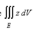 Use cylindrical or spherical coordinates, whichever seems more appropriate, to evaluate where E lies above the paraboloid and below the plane