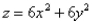 Find the mass of the solid S bounded by the paraboloid and the plane if S has constant density 3.Select the correct Answer