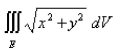 Use cylindrical coordinates to evaluate where E is the region that lies inside the cylinder and between the planes Round theAnswer to two decimal places.