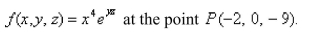 Find the gradient of