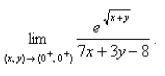 <strong>Select the correct Answer: for each question. Find the limit </strong> A) B) C) D)