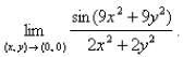 <strong>Select the correct Answer: for each question. Find the limit Hint: If if and only if </strong> A) B)0 C) D)1