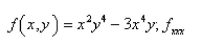 <strong>Select the correct Answer: for each question. Find the indicated partial derivative. </strong> A) B) C) D) E)