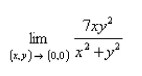 <strong>Select the correct Answer: for each question. Evaluate the limit. </strong> A)2 B)the limit does not exist C) D)1 E)0