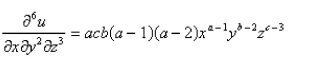 <strong>Select the correct Answer: for each question. Find the indicated partial derivative. </strong> A) B) C) D) E)
