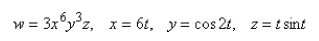 <strong>Select the correct Answer: for each question. Use the Chain Rule to find </strong> A) B) C) D)