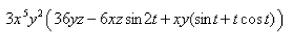 <strong>Select the correct Answer: for each question. Use the Chain Rule to find </strong> A) B) C) D)