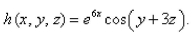 Find   for the function   Select the correct Answer