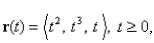 Sketch the curve of the vector function and indicate the orientation of the curve.