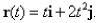 Find the unit tangent and unit normal vectors for the curve C defined by Sketch the graph of C