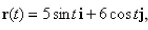 Sketch the curve of the vector function and indicate the orientation of the curve.