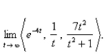 Sketch the curve of the vector function and indicate the orientation of the curve.