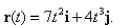 Given a.Find b.Sketch the curve defined by r and the vectors and on the same set of axes.