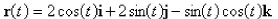 <strong>Select the correct Answer: for each question. Find a vector function that represents the curve of intersection of the two surfaces: The circular cylinder and the parabolic cylinder </strong> A) B) C) D) E)