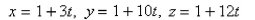 <strong>Select the correct Answer: for each question. Find parametric equations for the tangent line to the curve with parametric equations at the point with </strong> A) B) C) D)