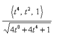 <strong>Select the correct Answer: for each question. Find the unit tangent vector for the curve given by </strong> A) B) C) D) E)None of these