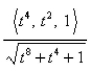 <strong>Select the correct Answer: for each question. Find the unit tangent vector for the curve given by </strong> A) B) C) D) E)None of these