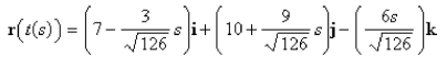 <strong>Select the correct Answer: for each question. Reparametrize the curve with respect to arc length measured from the point where in the direction of increasing . </strong> A) B) C) D) E)