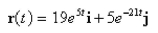 <strong>Select the correct Answer: for each question. Find the velocity of a particle with the given position function. </strong> A) B) C) D) E)
