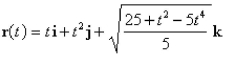 <strong>Select the correct Answer for each question. Find a vector function that represents the curve of intersection of the two surfaces: the top half of the ellipsoid and the parabolic cylinder </strong> A) B) C) D) E)
