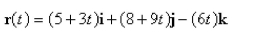 <strong>Select the correct Answer for each question. Reparametrize the curve with respect to arc length measured from the point where in the direction of increasing </strong> A) B) C) D) E)