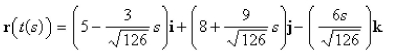 <strong>Select the correct Answer for each question. Reparametrize the curve with respect to arc length measured from the point where in the direction of increasing </strong> A) B) C) D) E)