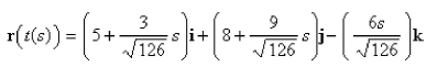 <strong>Select the correct Answer for each question. Reparametrize the curve with respect to arc length measured from the point where in the direction of increasing </strong> A) B) C) D) E)