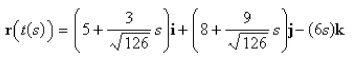 <strong>Select the correct Answer for each question. Reparametrize the curve with respect to arc length measured from the point where in the direction of increasing </strong> A) B) C) D) E)
