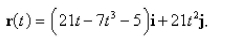 <strong>Select the correct Answer for each question. A particle moves with position function Find the tangential component of the acceleration vector.</strong> A) B) C) D) E)