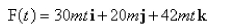 <strong>Select the correct Answer for each question. What force is required so that a particle of mass has the following position function?. </strong> A) B) C) D) E)